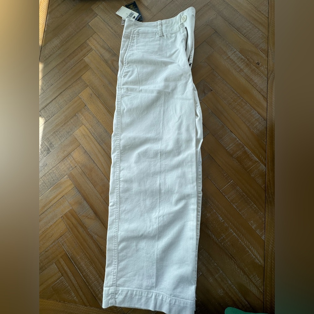 Polo Ralph Lauren size 4 white cotton ankle pants